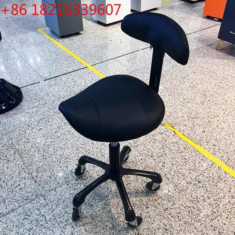 Round stool hair lift pulley beauty rotating stool master big work stool