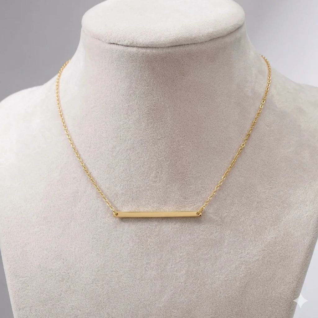 Hiraeva Hammered Open Circle Pendant Necklace for Women Stainless Steel Dainty Simple Karma Choker Adjustable Jewelry