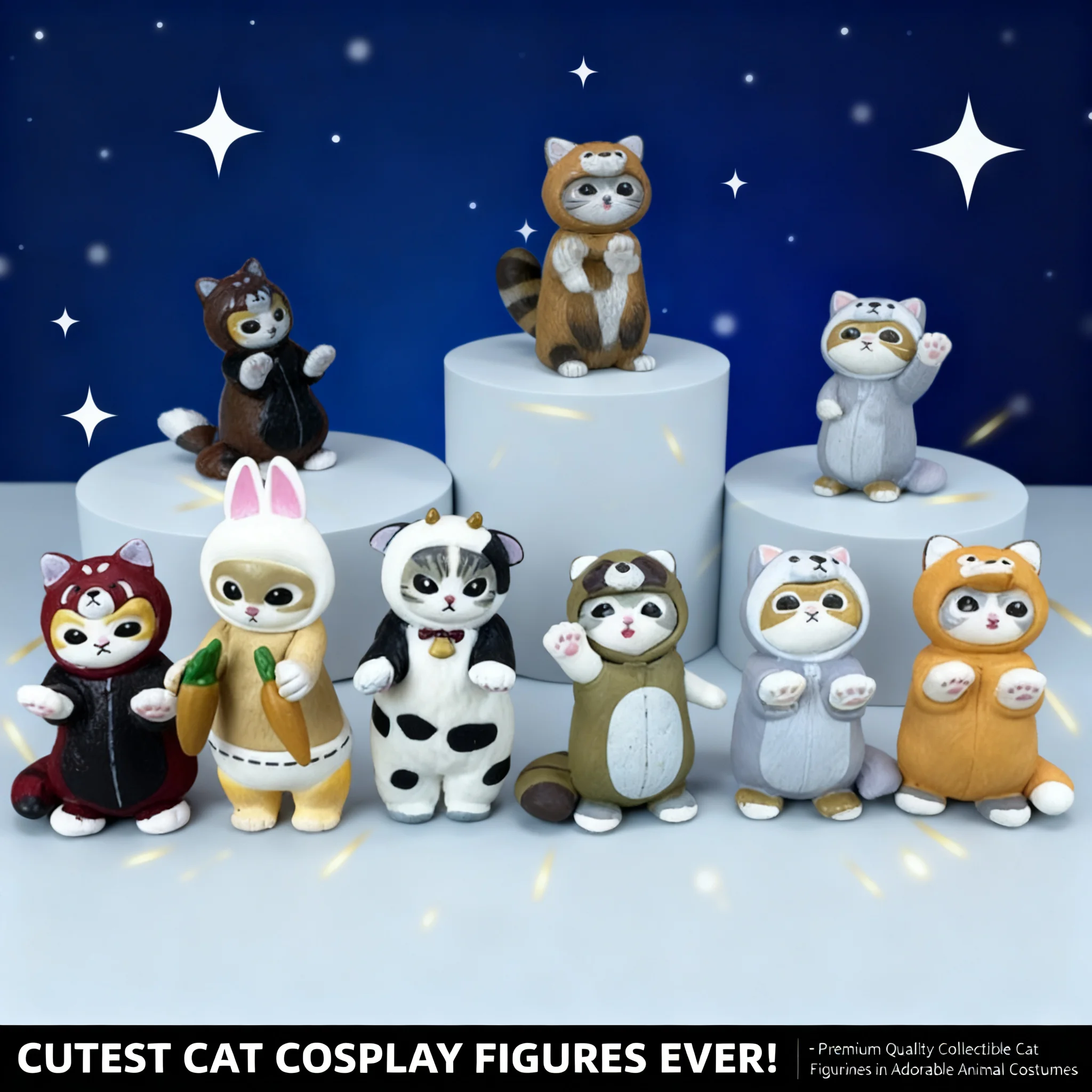 Mystery Box Blind Bag - Mofusand Série Chat Mignonne Requin Blanc
