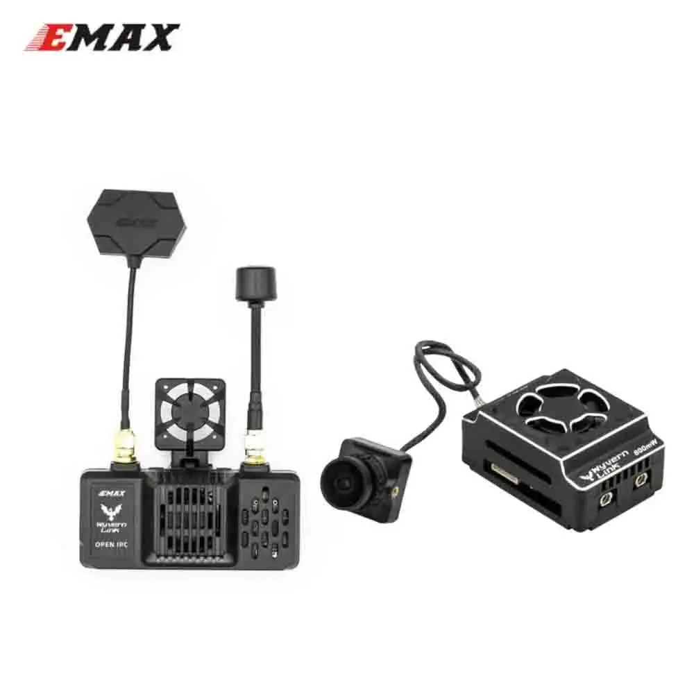 

EMAX OpenIPC Wyvern Link Alpha 800mw VTX - Aluminum Shell OpenIPC Goggle VRX for FPV Drone Accesorios RC New