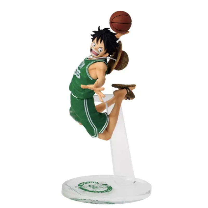 Genuine Bandai One Piece × NBA Collaboration Monkey D. Luffy Lakers Ver. Action Figure Toys Gift Model（Original Box） - view 4