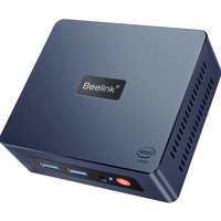 beelink MINI S Intel Processor N5095 Quad Core CPU Max 16GB DDR4 WIFI5 Dual HDMI Max 2TB SSD 4K HD Resolution Gaming/Office PC