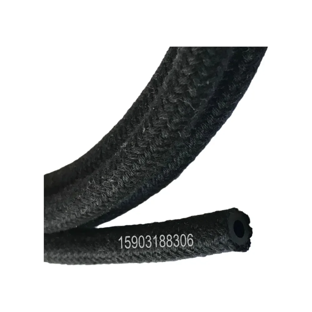 3.2MMX7MM COTTON-OVERBRAIDED-RUBBER-FUEL-HOSE-PIPE-PETROL-DIESEL-OIL-TUBE 5M