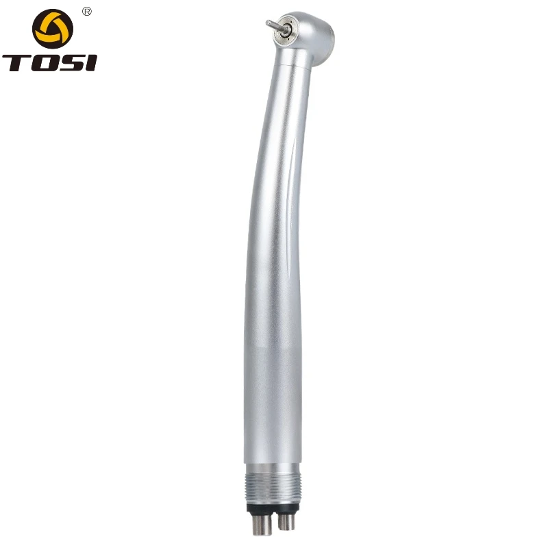 TOSI Dental High Speed Anti-Retraction Handpiece Ceramic Ball Bearing Push Button Singal Water Spray  2/4 Holes Dental Handpiece