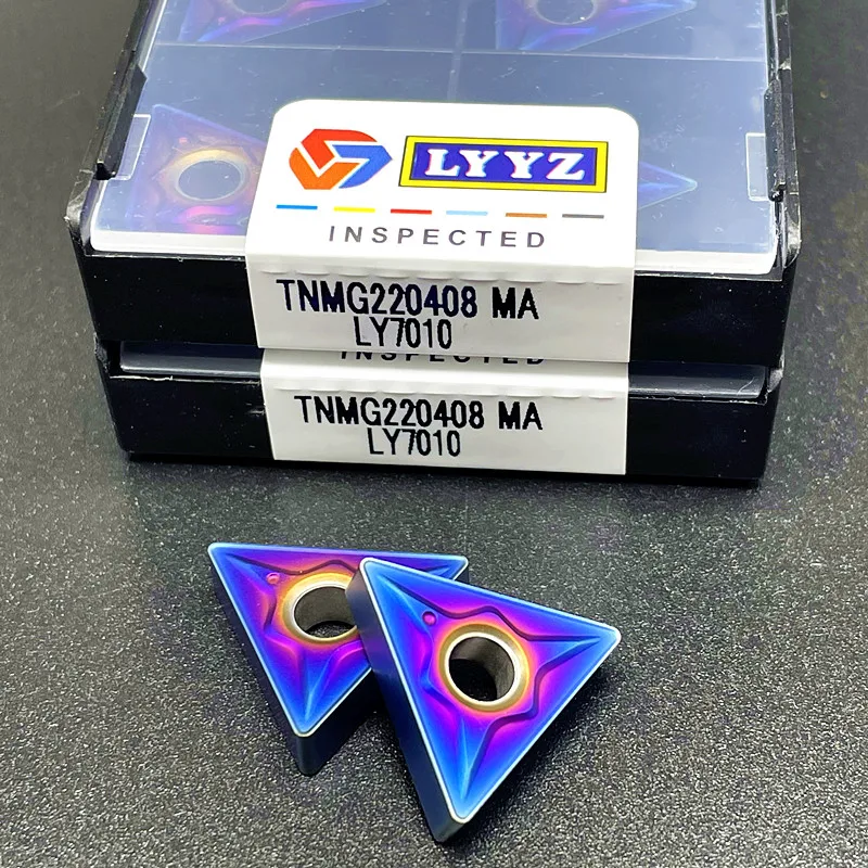 ステンレス鋼旋盤加工部品,硬質合金ブレード,ナノブルー,高品質,tnmg220404 ma tnmg220408 ma