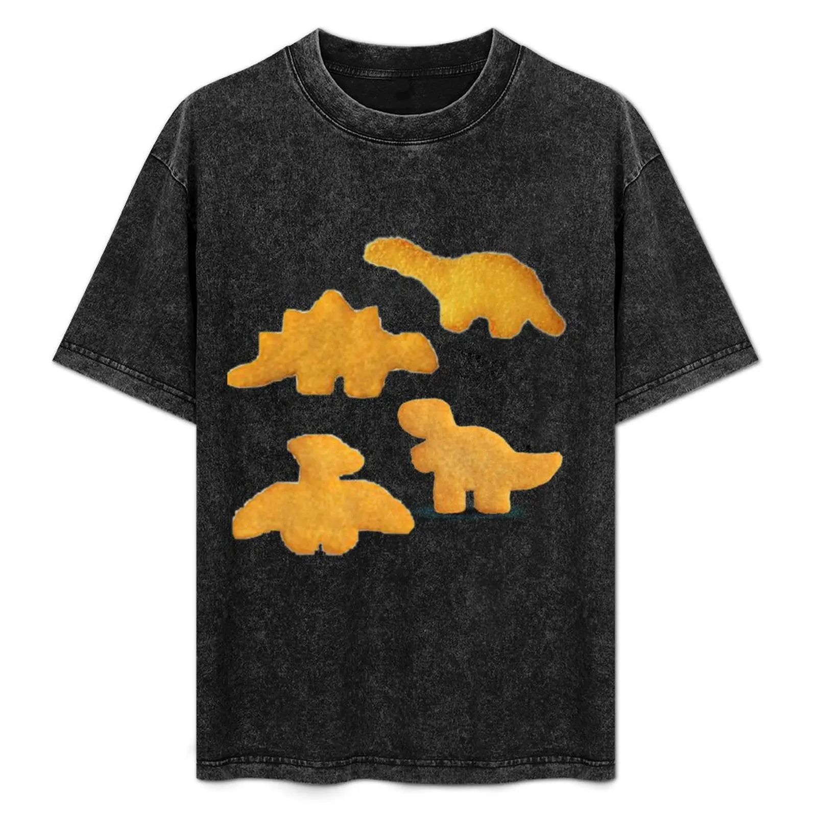 

Dino nuggets T-Shirt Gym Wear Breathable Short Sleeve Tee
