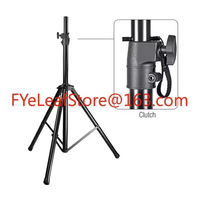 Air Cushion Heavy Duty Professional 15 Inch Black Tripod Floor Adjustable Speaker Stand for 12 Inch Speaker Professional Audio