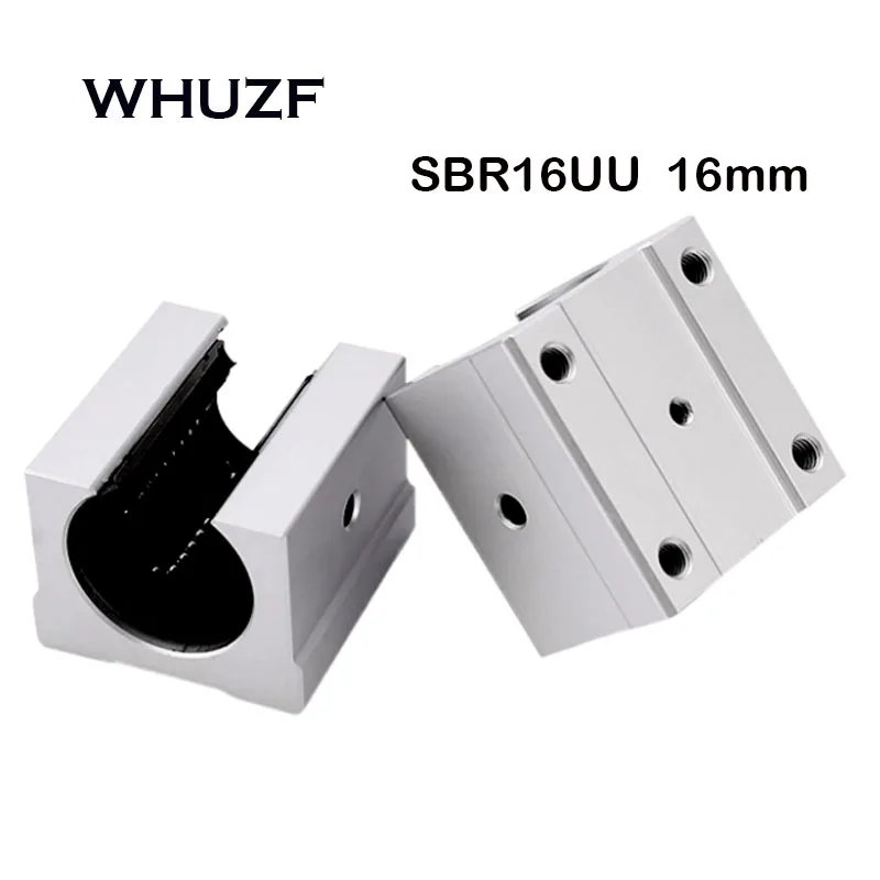

Алюминиевый блок SBR16UU, 16 мм, высококачественный шарикоподшипник линейного перемещения, скользящий блок, соответствует использованию деталей линейной направляющей SBR16 с ЧПУ