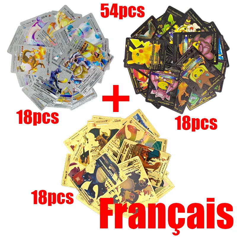 81–36 Stück Pokemon-Karten, deutsch, Spanisch, Französisch, Englisch, Vmax, GX, Energiekarte, Pikachu, seltene Sammlung, Kampftrainer, Jungen, Geschenke, Spielzeug