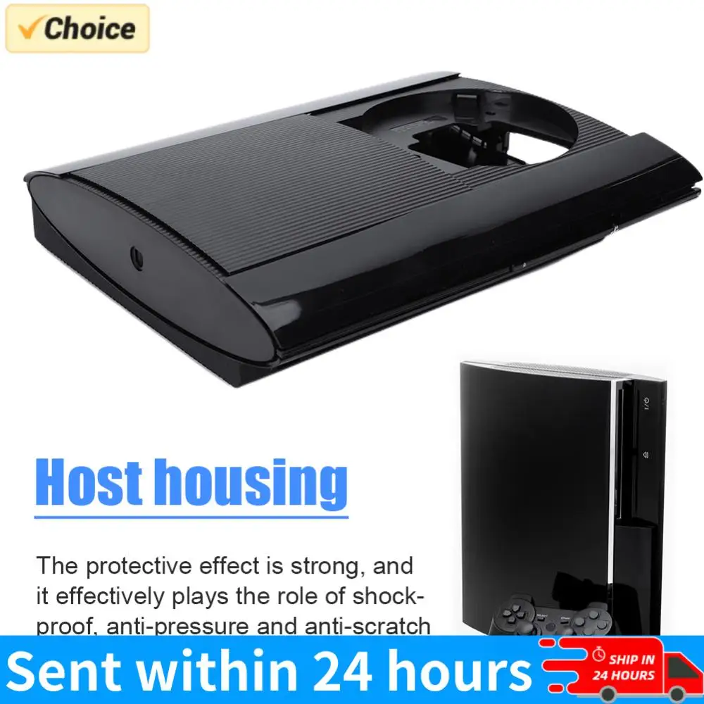 

Complete Housing Shell Case Full Kit Game Console Case New Replacement Housing Black with Screws for PS3 Super Slim 4K 4000