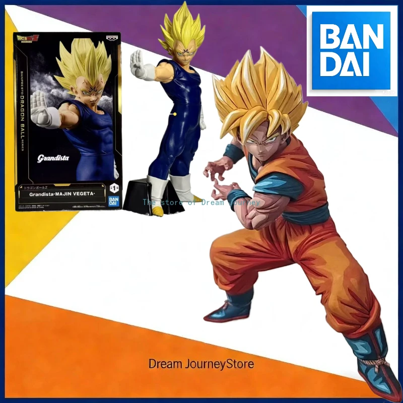 

Bandai Optical Factory Grandista Dragon Ball Z Majin Vegeta Vida Goku Scenery Figures Children's Gifts