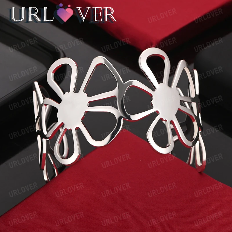 

925 Sterling Silver Bangle Opening For Women Bangles Engagement Wedding Fashion Charm Fine Jewelry Birthday Gift Accessories