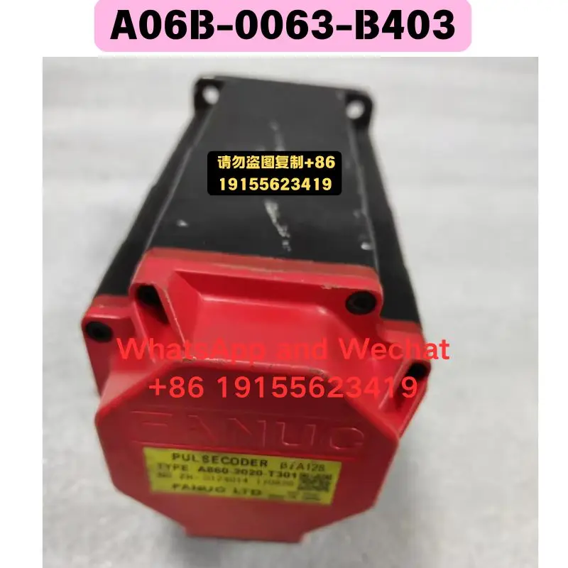 Used OEM disassembled parts A06B-0063-B403 electrical machinery Functional test OK Quick delivery