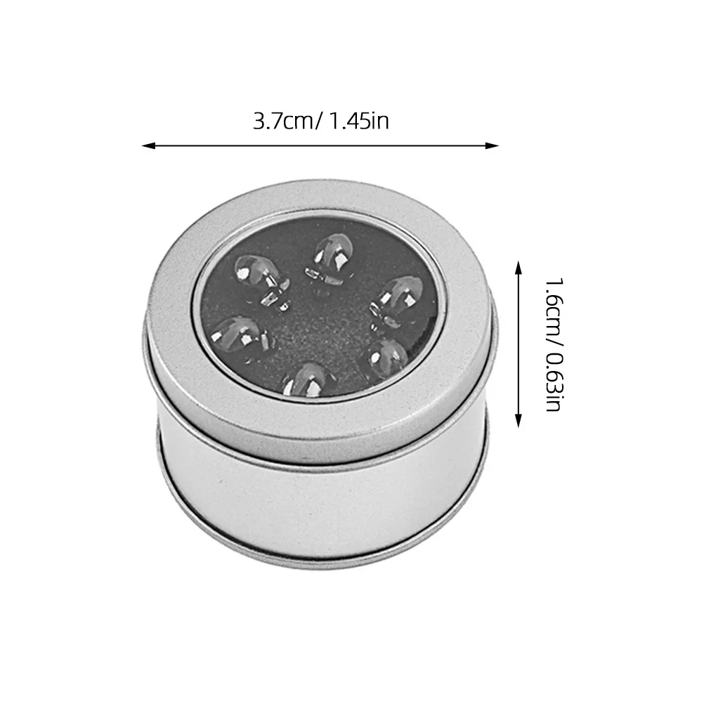 

6Pcs Skull Head Zinc Alloy Bridge Pins Black for Acoustic Guitar Mandolin Replacement Accessories Unique Cool Skull Design