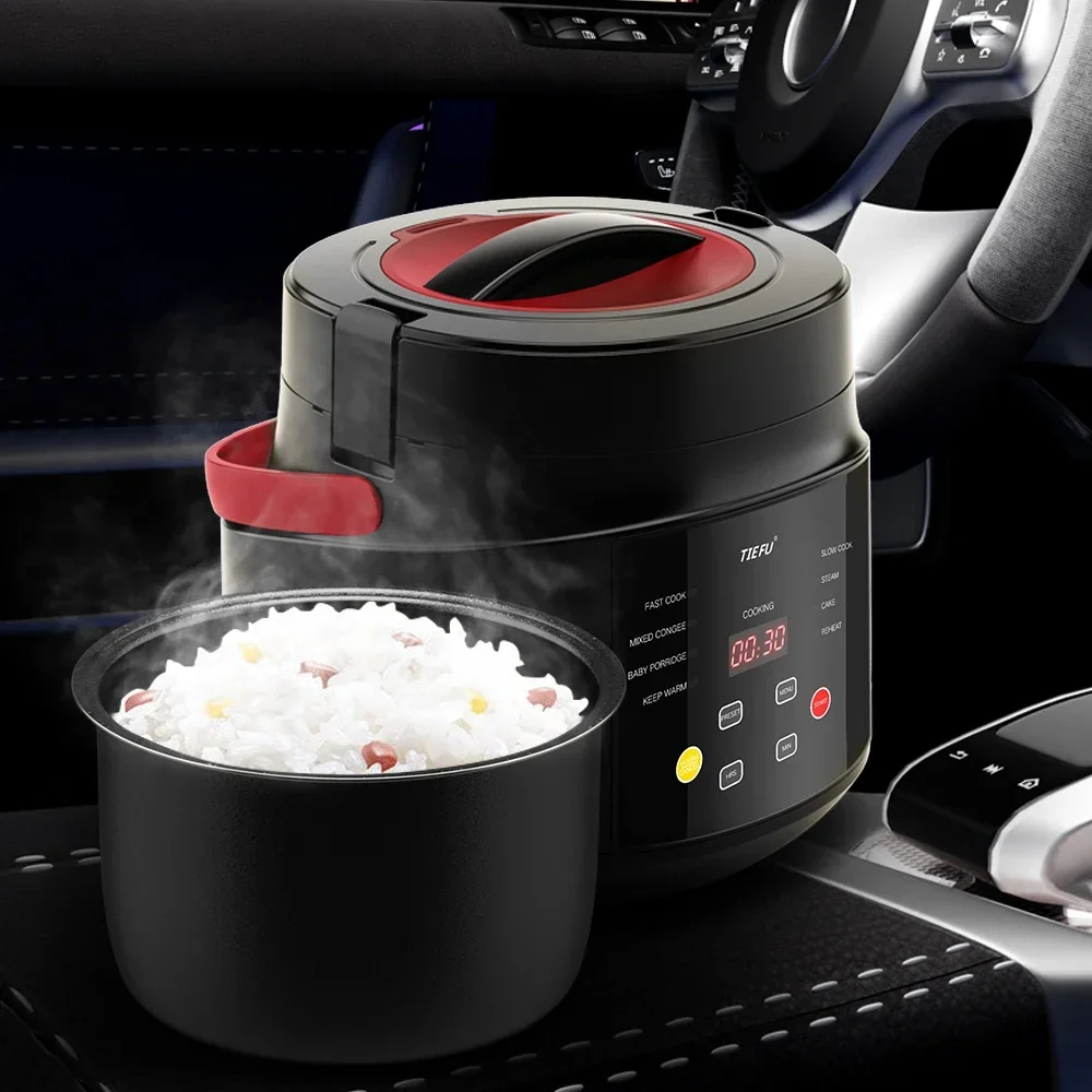 12V 24v New Design Electric Cooking For Car and Truck 2L Rice Cooker