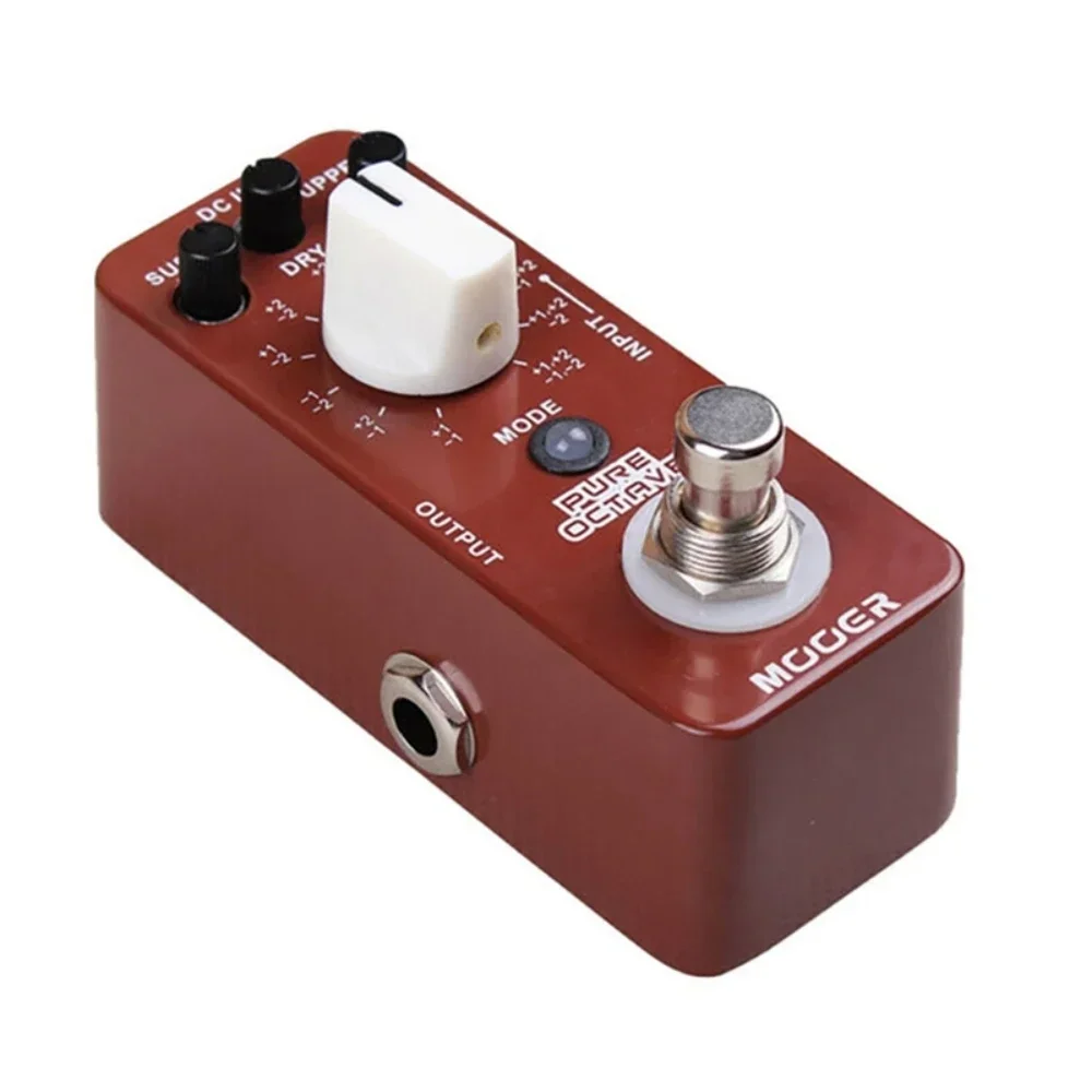 Mooer MOC1 Pure Octave 11, октавные режимы, True Bypass, цельнометаллический корпус, аксессуары для гитары, педаль эффектов для гитары