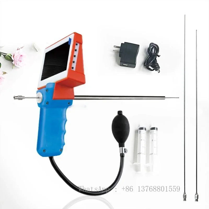 Professional Veterinary Equipment Video Insemination Gun For Animals / Dog Cow Horse Sheep Veterinary Artificial Insemination