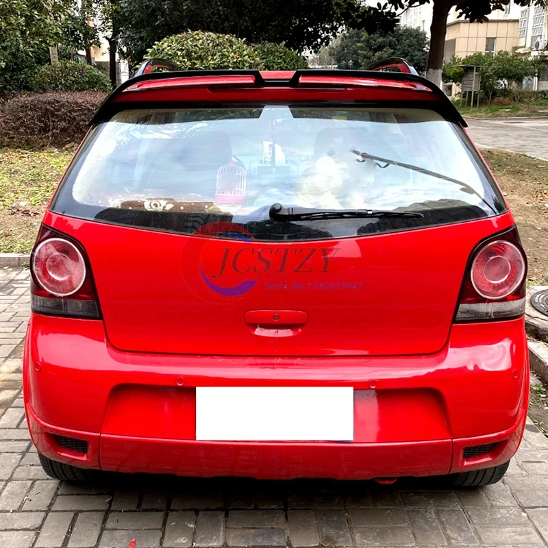 For VW Polo 4 MK4 9N 9N3 Car Rear Roof Spoiler 2003 To 2008 Wing Tuning Top SplitterTuning Exterior Auto Accessories Body Kit view 2
