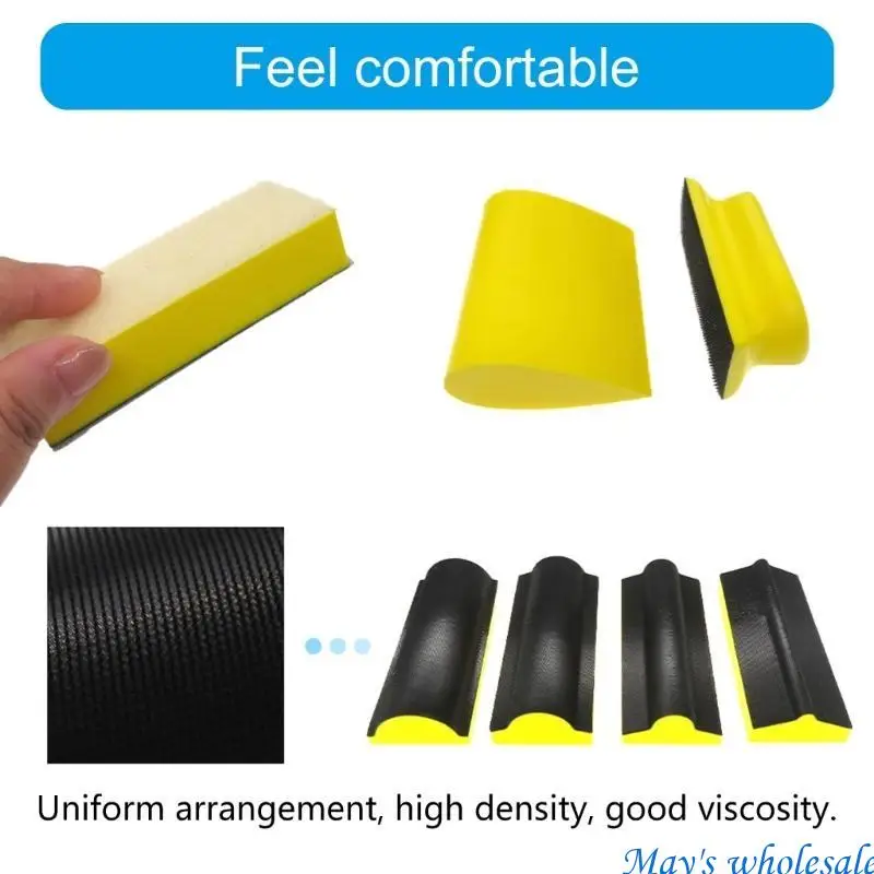 Hand Sanding Block Hook and Looping Hand Sanders for Wood Hand Sanding Block Set 448A