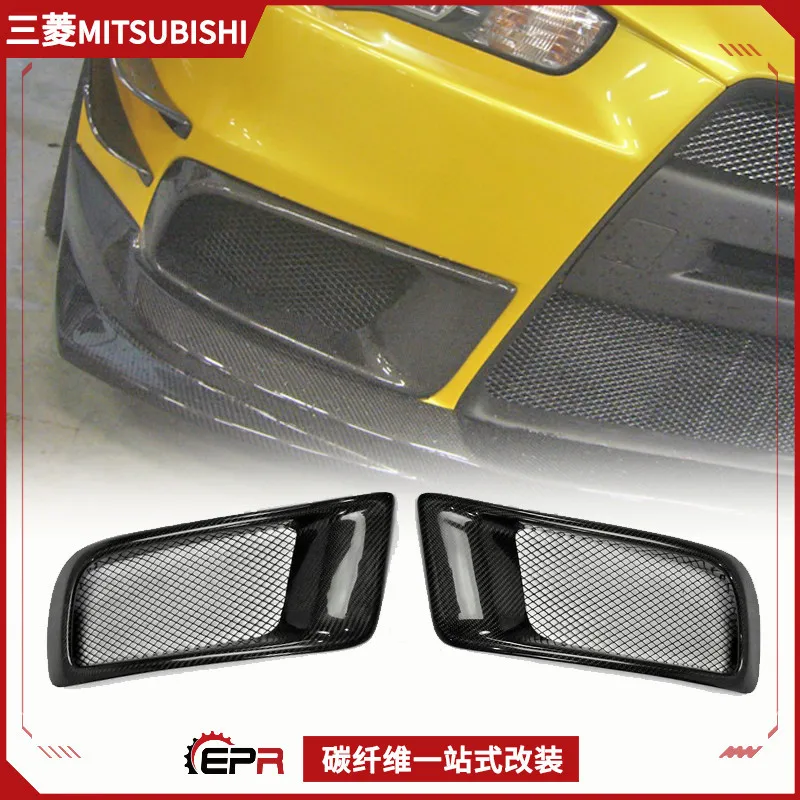 

Подходит для Mitsubishi Evolution EVO 10-го поколения, модификации Yishen, рамы фар из углеродного волокна, противотуманных фар Trend Cov.