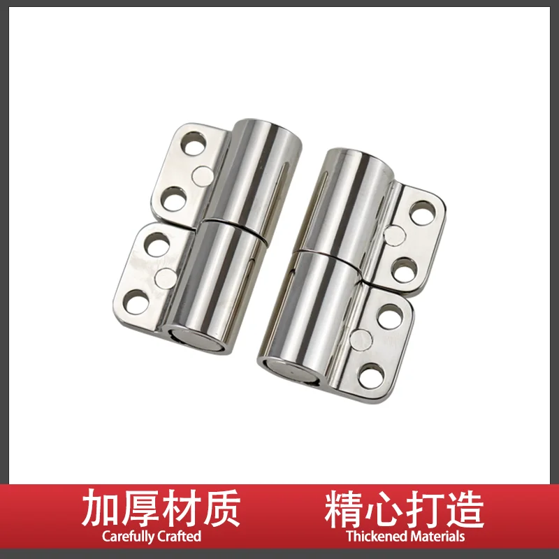 Zinc Alloy Thick Load Bearing Detachable Plug In Flag Shaped Shaft Damping Arbitrary Stop Hinge