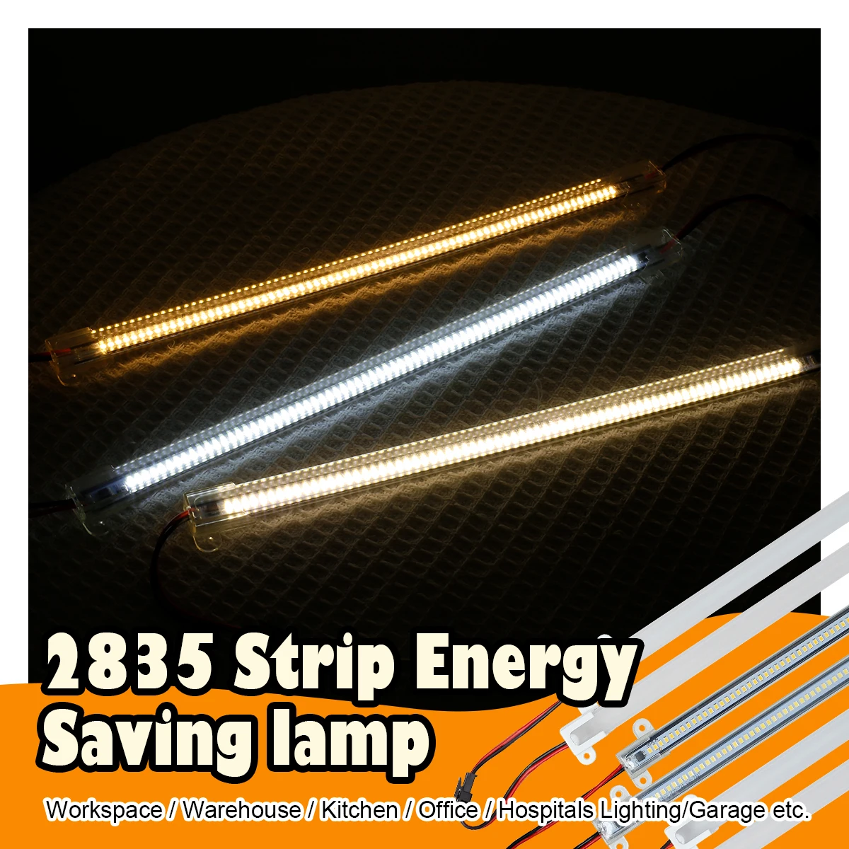 

5Pcs 220V LED Tube Light Bar Lights Rigid Strips Under Cabinets Fluorescent Floodlight 72 LEDs 30/40/50cm for Home Kitchen Decor