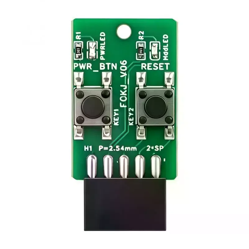 PC Power Reset Switch External Module 9Pin Motherboard Header With LED HDD Indicator For Computer Case DIY Repair