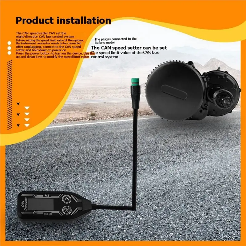 A06F-SC01 CAN Debugger For Bafang Speed Setter For BBS01 BBS02 BBSHD With CAN Protocol-Eliminate Speed Limiter For Ebike