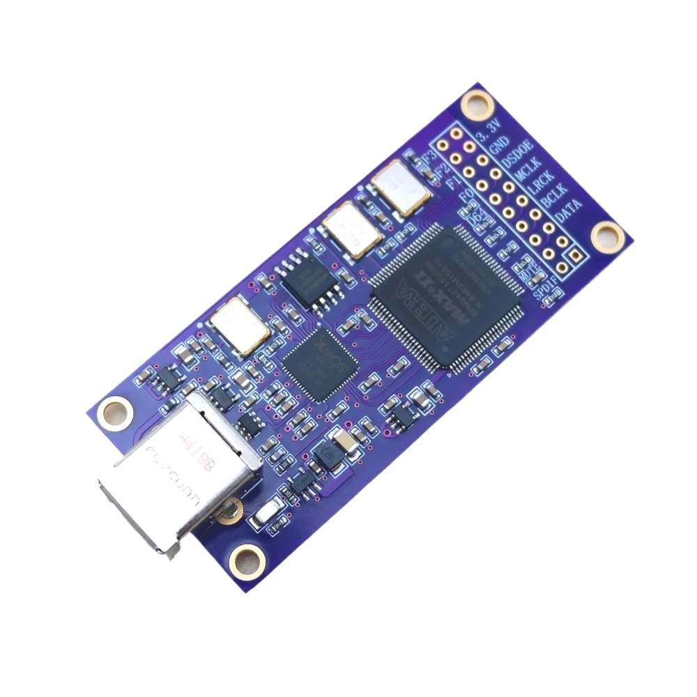 

Цифровой интерфейс USB XMOS XU316 CPLD, совместимость с 768K DSD512, USB-карта Amanero