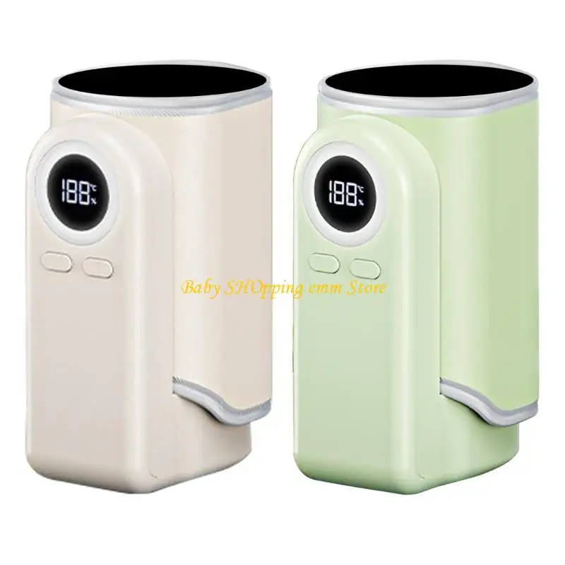 

23GD 4 in 1 Portable Milk Warmer 90W for Breastmilk Formula Fast Heating Waterless Adjustable Bottle Travel Friendly Design