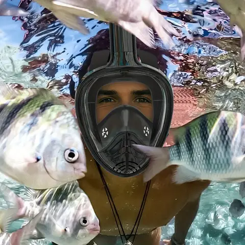 10 best sales पूरे चेहरे वाला स्नॉर्कलिंग मास्क - №8