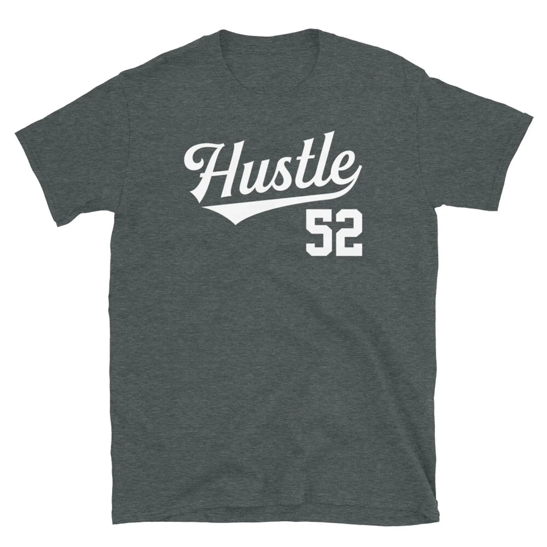 

Бейсбольная майка Hustle 52, футболка унисекс с короткими рукавами для предпринимателя
