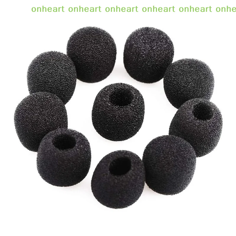 [C]Popular Microphone Windscreen Sponge Cover Headset Mic Foam Cover Protective Cap for Gooseneck Meeting Mic