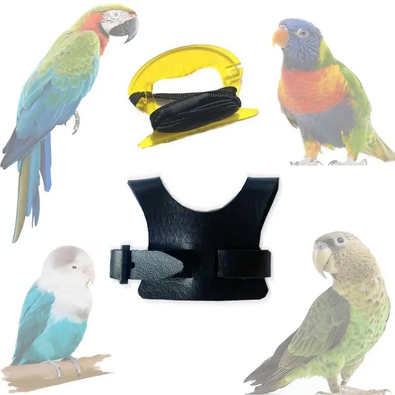 Parrot Harness Pet Parrot Adjustable Harness Anti Bite Training Harness Parrots Outdoor Flying Rope Cockatiel Small Birds Supply