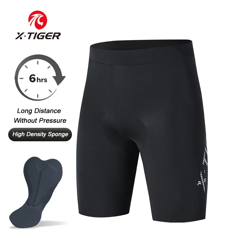 

X-TIGER Men's Cycling Shorts Breathable Shock Absorption Sponge Pad MTB Road Bike Shorts Professional Competition Tights Shorts