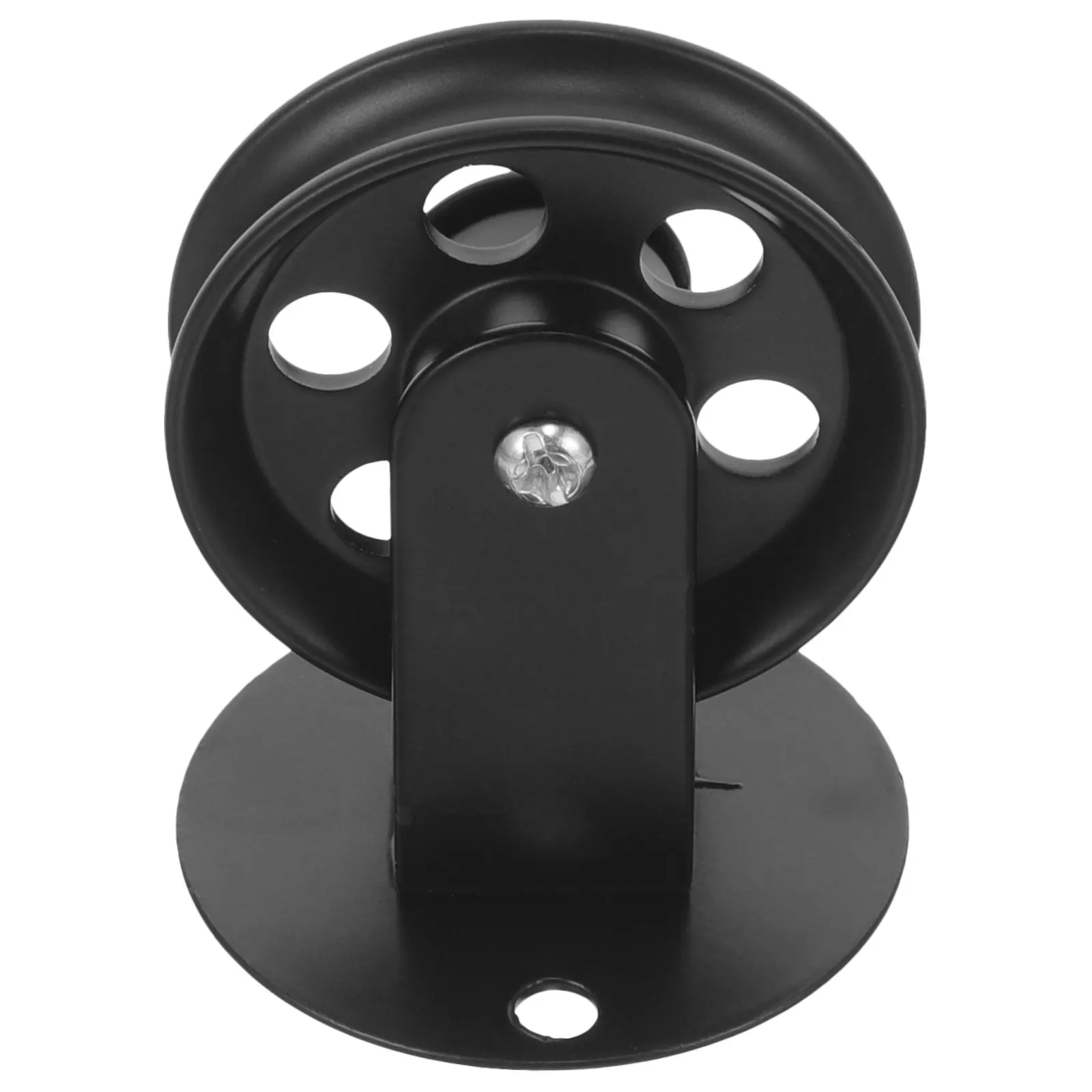 Single Pulley Block for Ceiling Mounted Pendant Lights Chandeliers DIY Adjustable Height Lighting Fixture Wheel Iron Build