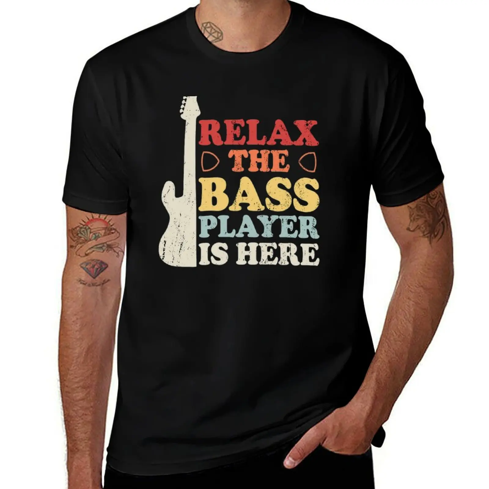 

cotton 100% essential t The shirt Relax Player Is Here t t cotton T-Shirt shirt T-Shirt man shirts Bass