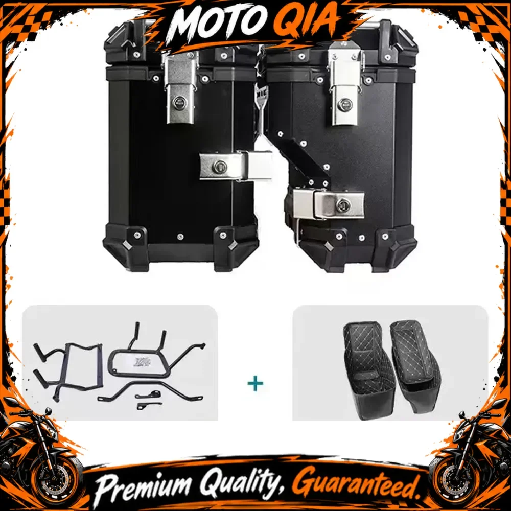 For CF MOTO 450MT MT450 450 MT  Motorcycle Luggage Box Luggage Rack Side Rack Storage Box Aluminum Tool Box 38L 45L