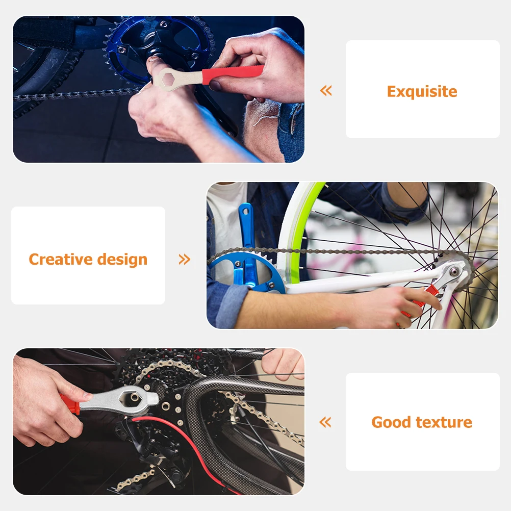 

Crank Puller 45 Steel Corrosion Resistant Bike Repair Tool Outdoor Riding Crank Removal Extractor Spanner Wrench Accessory