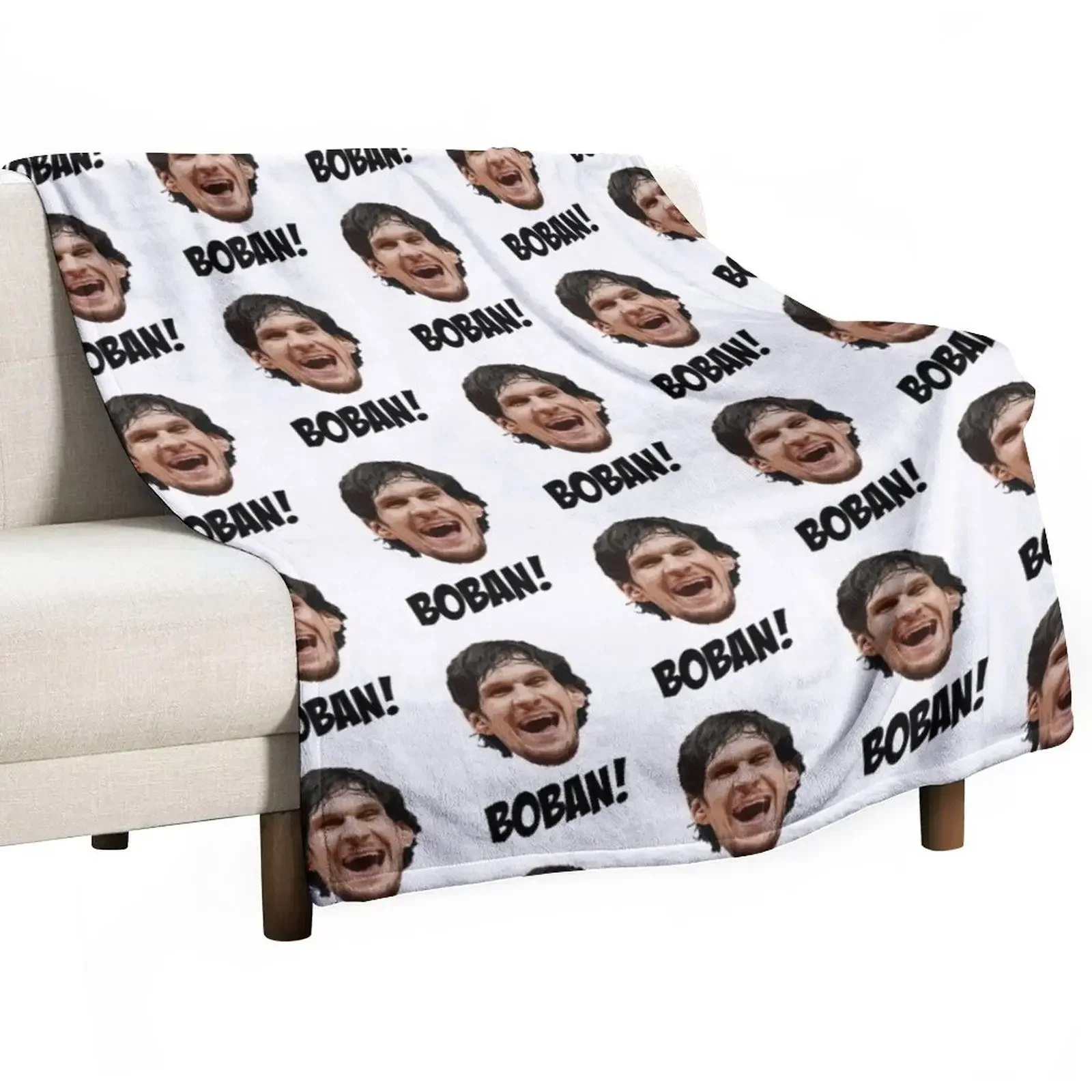 

Boban Throw Blanket Soft Plush Plaid Plaid on the sofa Furry Blankets