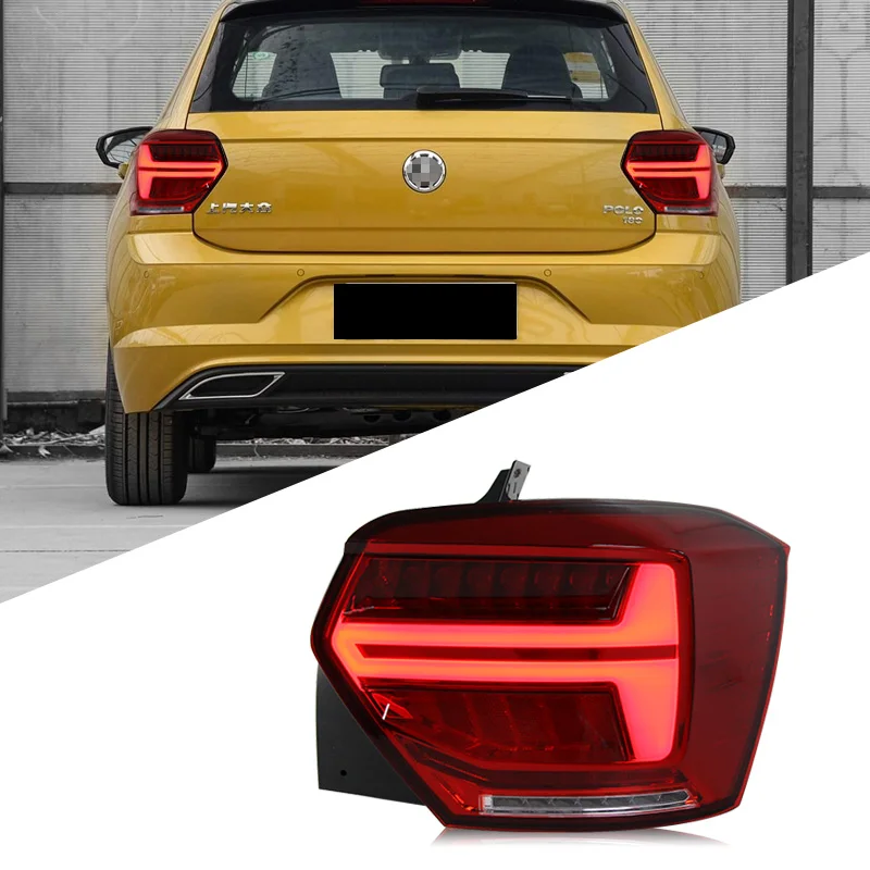 Hot selling wholesale suitable for volkswagen polo plus 2019-2021 tail light running water LED marquee water turn signal