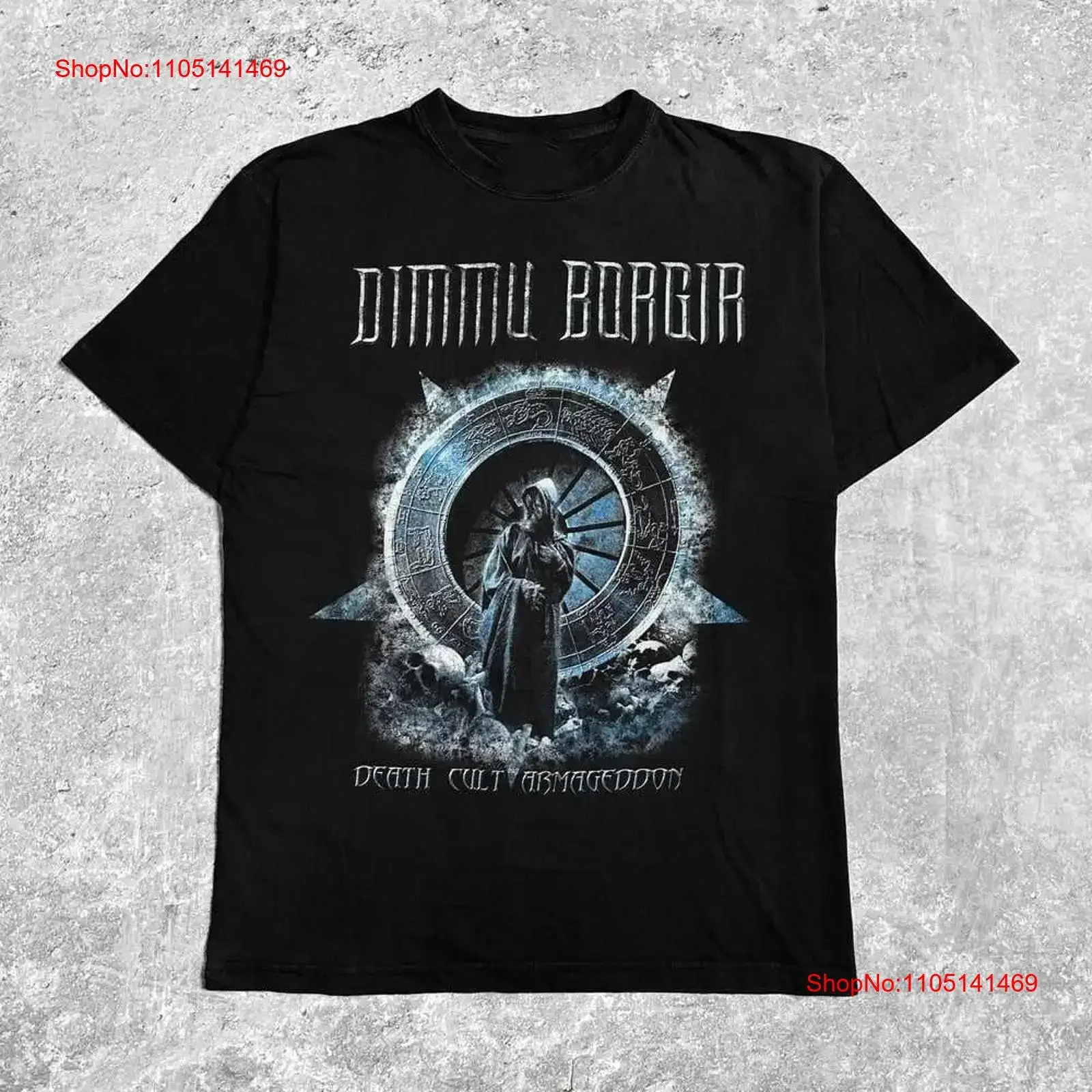 Dimmu Borgir 2003 Death Cult Armageddon T Shirt Black S 5XL JU358 vintage Washed Top For Everyday Wear fashion Comfortable