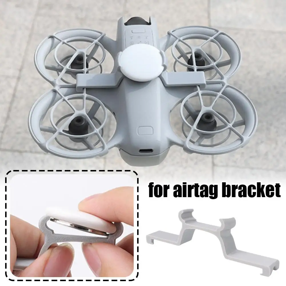 ل AirTag حامل ل DJI NEO الطائرة بدون طيار قوس خفيفة الوزن تتبع البحث مكافحة فقدان محدد كتيفة ثابتة ملحق X8J2