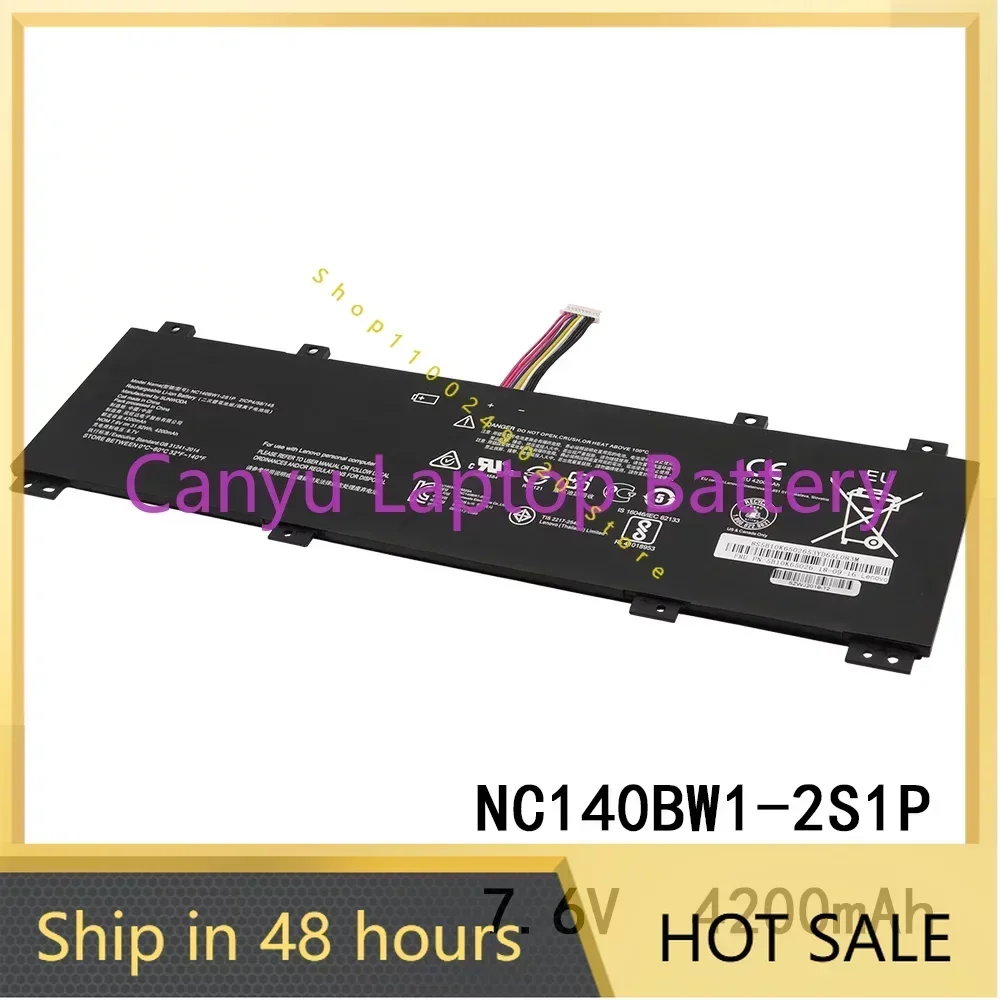 2024 New NC140BW1-2S1P  For Lenovo IdeaPad 2ICP4/58/145 100S-14IBR 0813002 5B10K65026 7.6V 31.92Wh 4200mAh Laptop battery