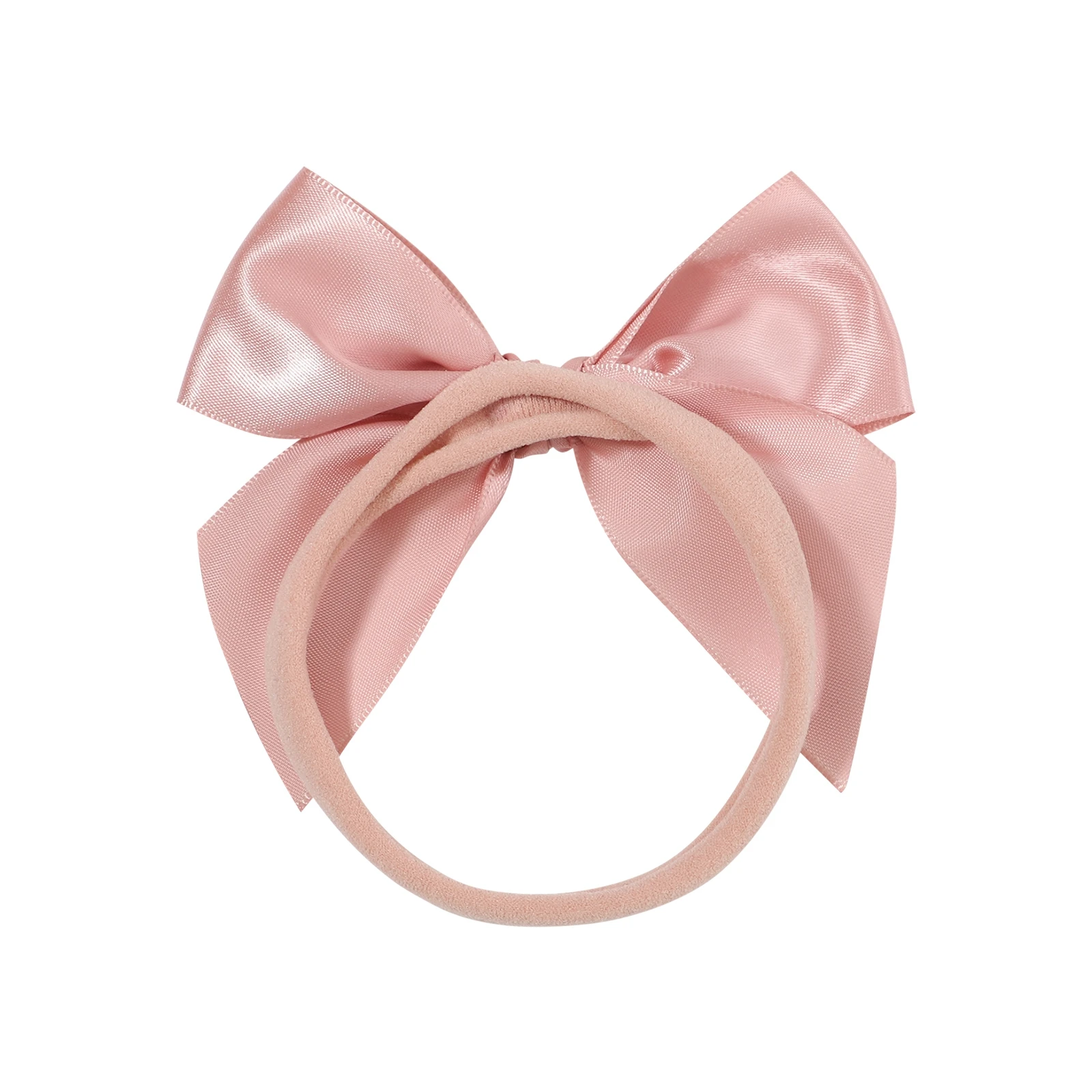 3Pcs Baby Bows Headband Nylon Satin Hair Bands for Cute Girls Hairbands Newborn Toddler Headwear Kids Hair Accessories Wholesale