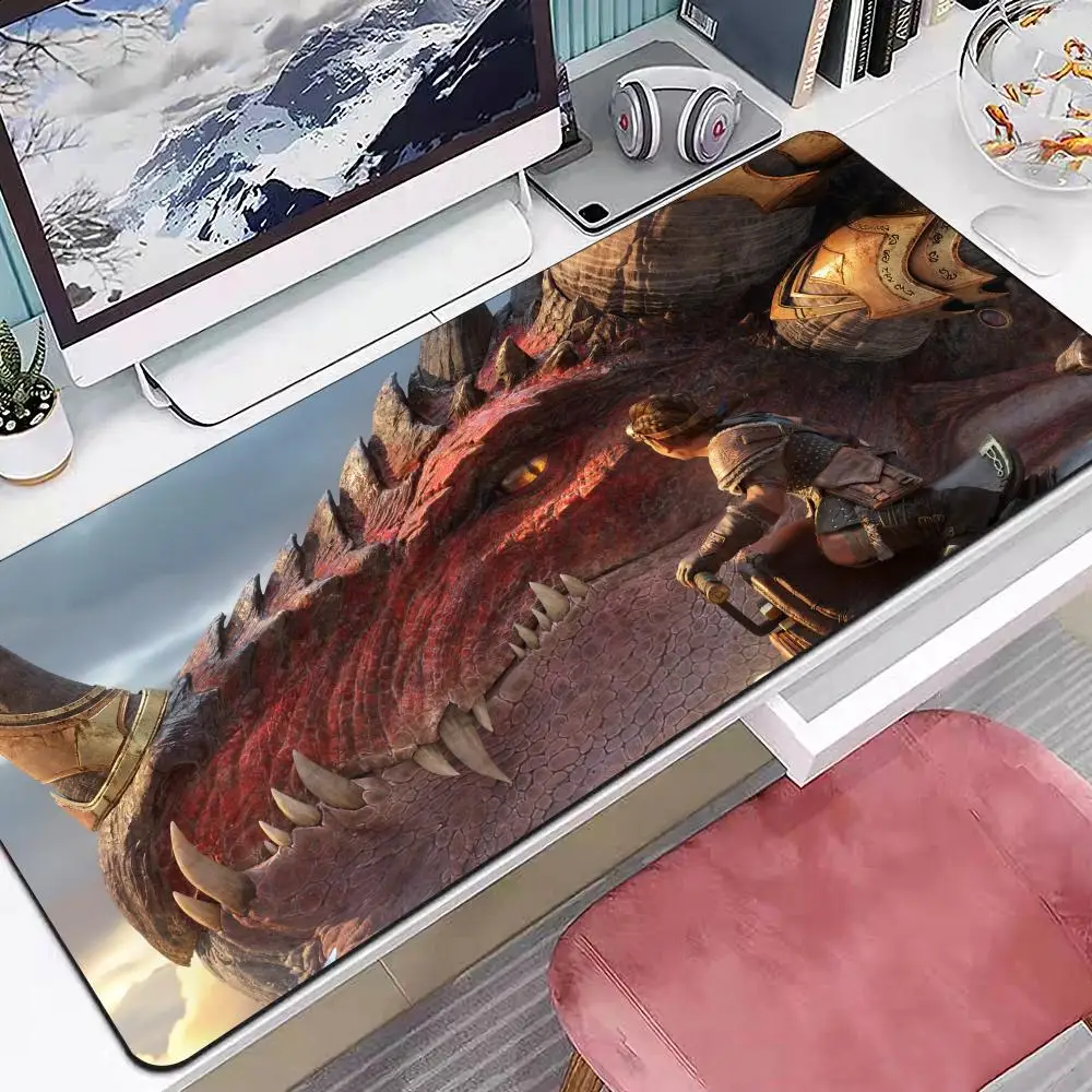 W-World-ES Of Warcraft Mouse Pad Multiple Sizes Large Square Computer Office Game Table Mats Rubber Anti-slip Mousepads