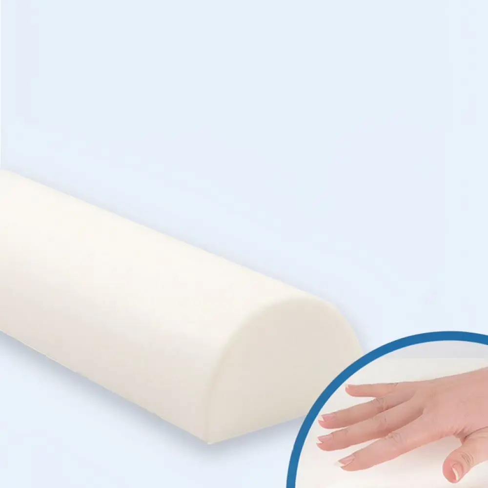 High Density Memory Foam Leg Support Pillow For Hospital Care Spa Massage Table Ergonomic Half Cylindrical Cushion