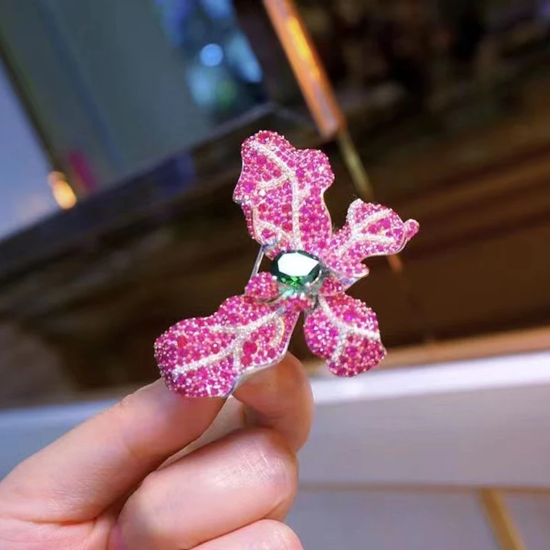 Joyería de lujo de mariposa para mujer y niña, regalo de VUte romántico de Plata de Ley 925 con circonita cúbica, envío gratis