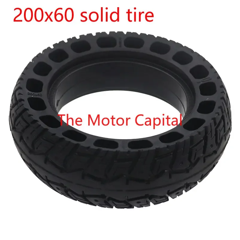 200X60 Scooter Solid Tire 8 Inch For Brushless Motor Non Pneumatic RISINGSUN Electric   Shock Hollow Structure Tyre
