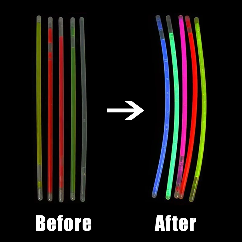 25/50/100PCS Glow Stick Creative Night Fluorescence Sticks Photograph Handheld Decoration Cheer Props for Stage Show Concert ZYF view 3